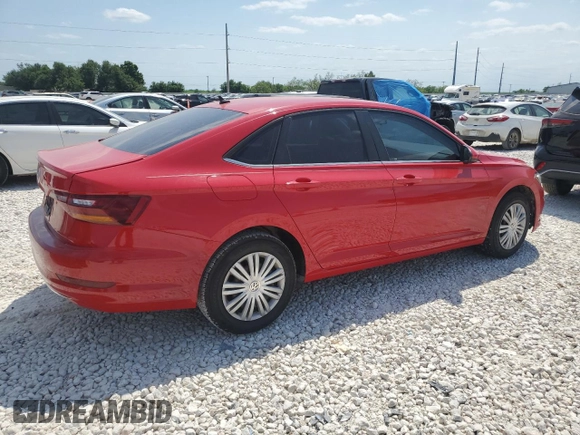 2019 Volkswagen Jetta S z VIN 3VWCB7BU1KM180098, wystawiony jako Copart lot #53572715 z przebiegiem 102 787 mil mil oraz Czysty tytuł • Clean title. Historia ofert i sprzedaży dostępna na DreamBid. Obrazek 3.