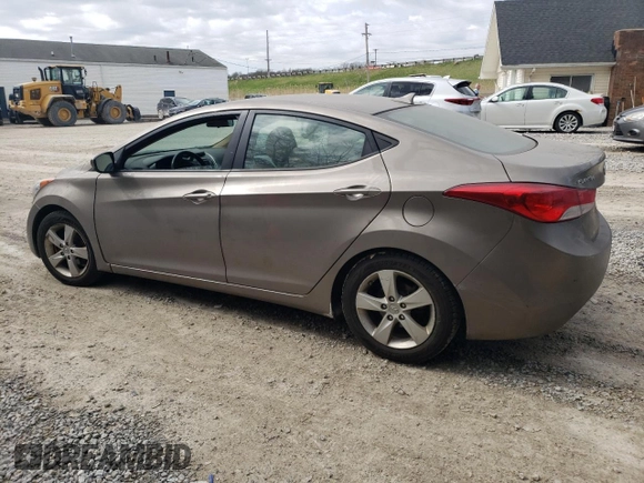 2013 Hyundai Elantra Limited with VIN 5NPDH4AE5DH417926, listed as a Copart auction lot 54222305 with Not Provided miles and Clean Title. Bid and sale history available at DreamBid. Image 2.