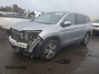 2017 Honda Pilot EX-L z VIN 5FNYF5H72HB004953, wystawiony jako Copart lot #44655655 z przebiegiem 87 942 mil mil oraz Szkoda całkowita • Salvage title. Historia ofert i sprzedaży dostępna na DreamBid. Obrazek 1.