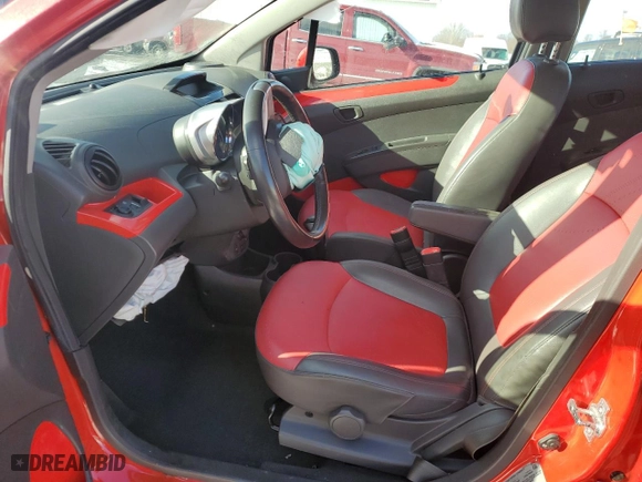 2015 Chevrolet Spark LT with VIN KL8CF6S99FC762768, listed as a Copart auction lot 82169414 with 0 mi miles and Salvage Title. Bid and sale history available at carsss.com. Image 7.