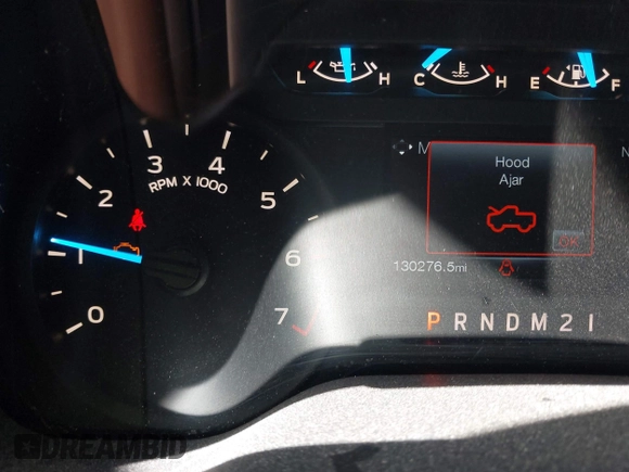 2017 Ford F-150 XL with VIN 1FTEX1EP9HKD81487, listed as a IAAI auction lot 42242265 with 130,276 mi miles and . Bid and sale history available at carsss.com. Image 7.