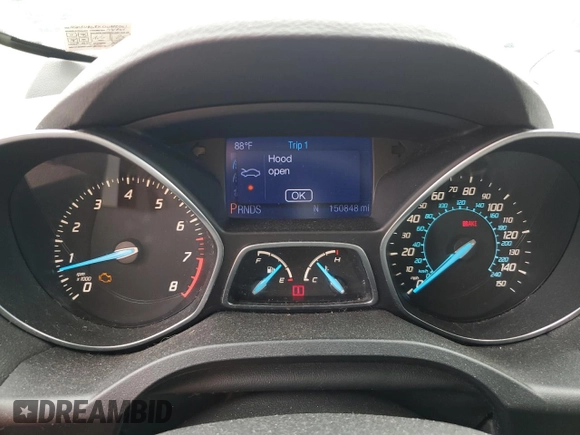 2013 Ford Escape SE with VIN 1FMCU9G9XDUA92061, listed as a Copart auction lot 63074655 with 150,848 mi miles and Salvage title. Bid and sale history available at DreamBid. Image 9.