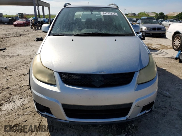 2007 Suzuki SX4 with VIN JS2YB413875101738, listed as a Copart auction lot 74173834 with 99,091 mi miles and Salvage Title. Bid and sale history available at carsss.com. Image 5.