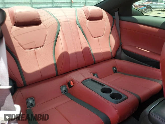 2021 Infiniti Q60 Red Sport 400 with VIN JN1FV7LL1MM560170, listed as a Copart auction lot 58329605 with 35,742 mi miles and Non repairable. Bid and sale history available at DreamBid. Image 10.