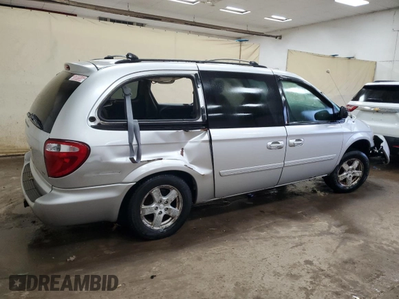 2007 Dodge Grand Caravan SXT with VIN 2D4GP44L87R313709, listed as a Copart auction lot 84143574 with Not Provided miles and Clean Title. Bid and sale history available at DreamBid. Image 3.
