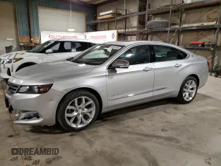 2017 Chevrolet Impala Premier with VIN 2G1145S31H9165496, listed as a Copart auction lot 50591095 with 153,425 mi miles and Salvage title. Bid and sale history available at DreamBid. Image 1.
