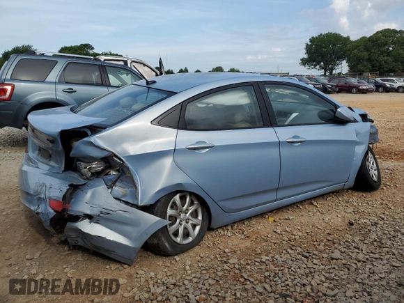 2013 Hyundai Accent GLS with VIN KMHCT4AE6DU503791, listed as a Copart auction lot 55525035 with 177,639 mi miles and Salvage title. Bid and sale history available at DreamBid. Image 3.