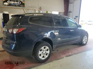 2015 Chevrolet Traverse LS z VIN 1GNKVFED7FJ372244, wystawiony jako Copart lot #56915315 z przebiegiem 78 677 mil mil oraz Szkoda całkowita • Salvage title. Historia ofert i sprzedaży dostępna na DreamBid. Obrazek 3.