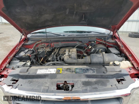 2002 Ford F-150 XL with VIN 1FTRF17292NB56837, listed as a Copart auction lot 43421545 with 0 mi miles and Salvage Title. Bid and sale history available at carsss.com. Image 13.
