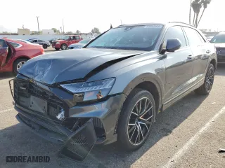 2022 Audi Q8 Premium Plus with VIN WA1EVBF11ND027575, listed as a Copart auction lot 54890503 with 11,579 mi miles. Bid and sale history available at carsss.com. Image 1.
