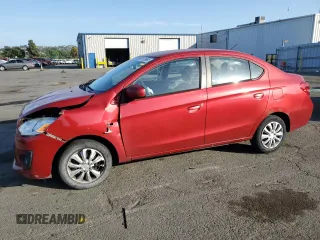 2017 Mitsubishi Mirage ES with VIN ML32F3FJ7HHF04962, listed as a Copart auction lot 55356805 with 84,784 mi miles and Salvage title. Bid and sale history available at DreamBid. Image 1.