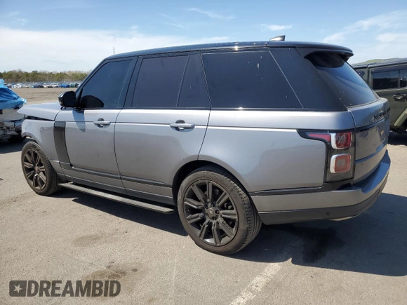 2022 Land Rover Range Rover Westminster with VIN SALGS2RU0NA460358, listed as a Copart auction lot 54783385 with 28,926 mi miles and Salvage title. Bid and sale history available at DreamBid. Image 2.