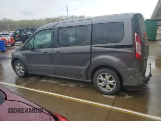 2015 Ford Transit Connect XLT with VIN NM0GE9F7XF1196358, listed as a Copart auction lot 51522205 with 198,102 mi miles and Salvage title. Bid and sale history available at DreamBid. Image 2.