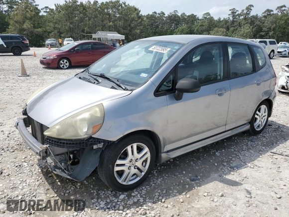 2008 Honda Fit Sport with VIN JHMGD37668S060698, listed as a Copart auction lot 53722995 with 204,346 mi miles and Salvage Title. Bid and sale history available at carsss.com. Image 1.