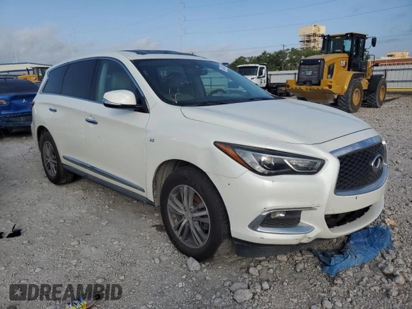 2017 Infiniti QX60 with VIN 5N1DL0MNXHC510523, listed as a Copart auction lot 54794295 with 163,737 mi miles and Clean Title. Bid and sale history available at DreamBid. Image 4.