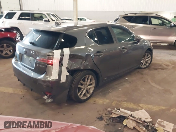 2014 Lexus CT 200h with VIN JTHKD5BH6E2189390, listed as a IAAI auction lot 41950039 with 127,943 mi miles and . Bid and sale history available at DreamBid. Image 4.