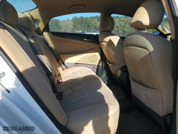 2013 Hyundai Sonata GLS PZEV with VIN 5NPEB4AC2DH764960, listed as a Copart auction lot 50343355 with 163,962 mi miles and Salvage Title. Bid and sale history available at carsss.com. Image 10.