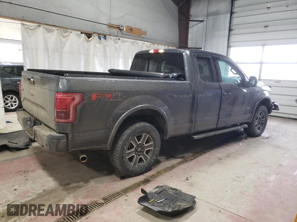 2015 Ford F-150 XLT with VIN 1FTEX1EP5FFC13030, listed as a Copart auction lot 46845495 with 177,880 mi miles and Salvage Title. Bid and sale history available at carsss.com. Image 3.
