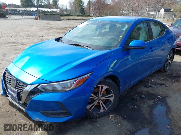 2021 Nissan Sentra SV with VIN 3N1AB8CV1MY204499, listed as a IAAI auction lot 41678411 with 60,813 mi miles and . Bid and sale history available at DreamBid. Image 17.