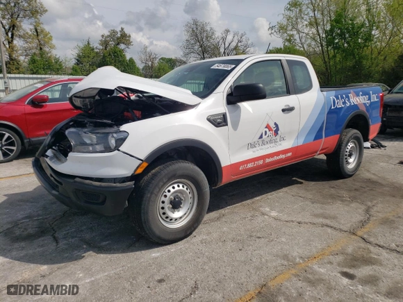 2021 Ford Ranger XL with VIN 1FTER1EH6MLD76173, listed as a Copart auction lot 54679065 with 59,242 mi miles and Clean Title. Bid and sale history available at carsss.com. Image 1.