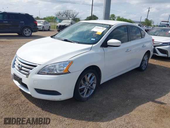 2015 Nissan Sentra SR with VIN 3N1AB7AP1FY356591, listed as a IAAI auction lot 42041139 with 113,341 mi miles and . Bid and sale history available at DreamBid. Image 2.