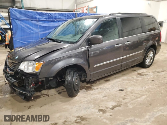 2016 Chrysler Town & Country Touring L Anniversary Edition with VIN 2C4RC1CG3GR285452, listed as a Copart auction lot 50752204 with 139,435 mi miles and Salvage Title. Bid and sale history available at DreamBid. Image 1.