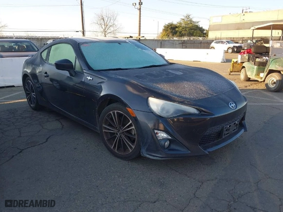 2014 Scion FR-S with VIN JF1ZNAA11E8706432, listed as a IAAI auction lot 41450785 with 153650 miles. Bid and sale history available at carsss.com. Image 1.