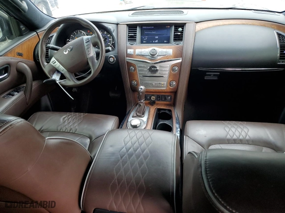 2016 Infiniti QX80 with VIN JN8AZ2NE4G9123076, listed as a Copart auction lot 47104015 with NaN miles and Salvage Title. Bid and sale history available at carsss.com. Image 8.