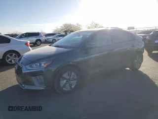 2022 Hyundai Ioniq Blue with VIN KMHC65LC2NU281311, listed as a Copart auction lot 44138945 with 58,466 mi miles and Salvage title. Bid and sale history available at DreamBid. Image 1.