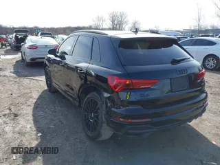 2023 Audi Q3 S line Premium with VIN WA1DECF38P1111626, listed as a IAAI auction lot 41935732 with 38,777 mi miles and . Bid and sale history available at DreamBid. Image 3.