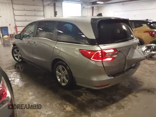 2018 Honda Odyssey EX-L with VIN 5FNRL6H74JB102004, listed as a IAAI auction lot 41724551 with 85,083 mi miles and . Bid and sale history available at DreamBid. Image 3.