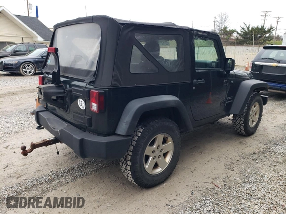 2011 Jeep Wrangler Sport with VIN 1J4AA2D18BL505697, listed as a Copart auction lot 53162175 with 144,024 mi miles and Clean Title. Bid and sale history available at carsss.com. Image 3.