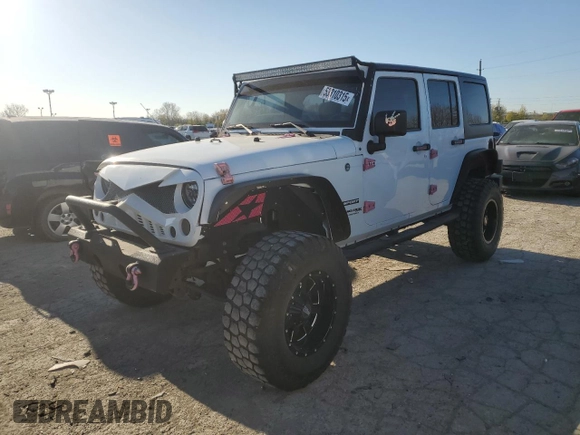 2018 Jeep Wrangler Unlimited Sport S with VIN 1C4BJWDG5JL846821, listed as a Copart auction lot 53310315 with 84,880 mi miles and Salvage title. Bid and sale history available at DreamBid. Image 1.