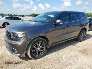 2017 Dodge Durango GT z VIN 1C4RDHDG8HC600597, wystawiony jako Copart lot #58858805 z przebiegiem 86 633 mil mil oraz Szkoda całkowita • Salvage title. Historia ofert i sprzedaży dostępna na DreamBid. Obrazek 1.