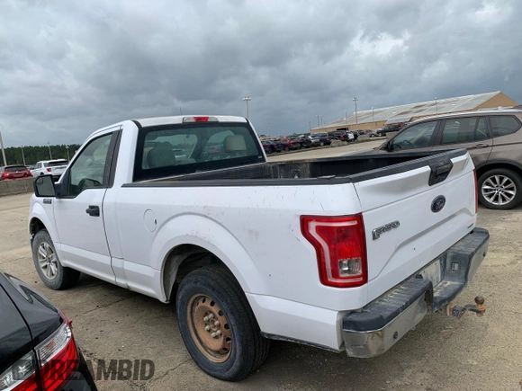 2016 Ford F-150 XL with VIN 1FTMF1C86GKF06812, listed as a Copart auction lot 49870515 with 54,950 mi miles and Clean Title. Bid and sale history available at carsss.com. Image 2.