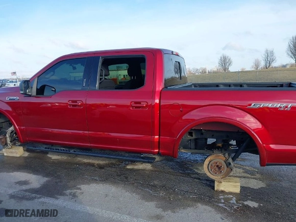 2018 Ford F-150 XL with VIN 1FTEW1EP3JFA78285, listed as a IAAI auction lot 41491628 with 116,992 mi miles. Bid and sale history available at carsss.com. Image 13.
