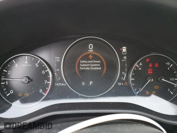 2023 Mazda CX-30 S with VIN 3MVDMBAM8PM552029, listed as a Copart auction lot 45687095 with 14,354 mi miles and Salvage title. Bid and sale history available at DreamBid. Image 9.