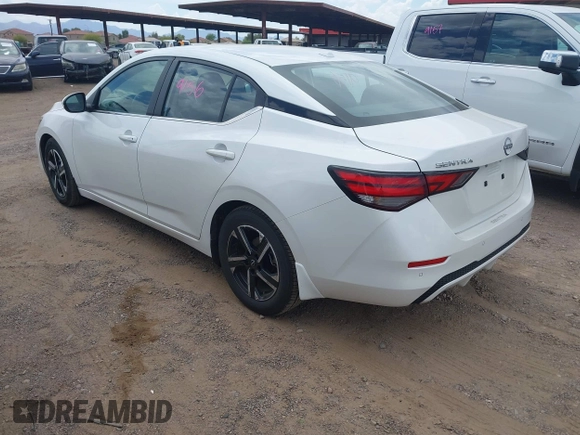 2024 Nissan Sentra SV with VIN 3N1AB8CV1RY209340, listed as a IAAI auction lot 42218326 with 29,163 mi miles and . Bid and sale history available at DreamBid. Image 3.