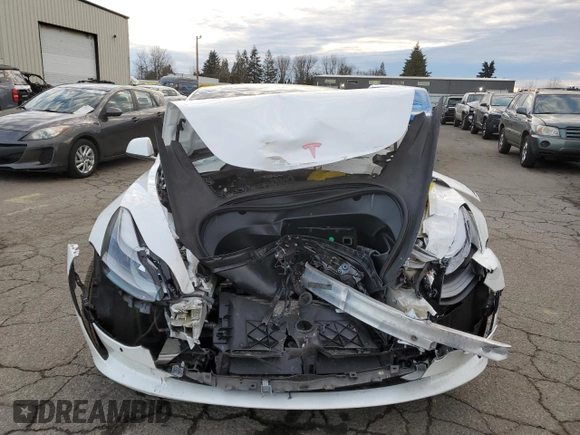 2021 Tesla Model 3 Long Range with VIN 5YJ3E1EB0MF938991, listed as a Copart auction lot 87488384 with Not Provided miles and Salvage Title. Bid and sale history available at carsss.com. Image 5.