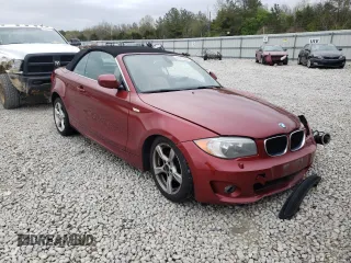 2013 BMW 1 Series 128i with VIN WBAUN1C58DVH78166, listed as a Copart auction lot 59438743 with Not Provided miles and Salvage Title. Bid and sale history available at carsss.com. Image 1.