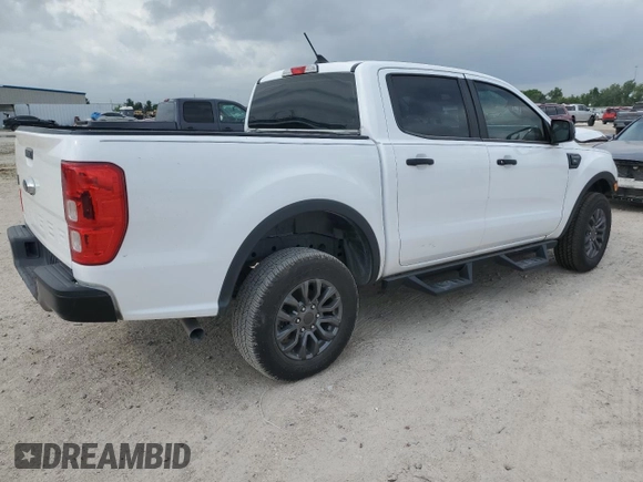 2023 Ford Ranger XL with VIN 1FTER4EH6PLE32375, listed as a Copart auction lot 54883175 with 0 mi miles and Salvage Title. Bid and sale history available at carsss.com. Image 3.