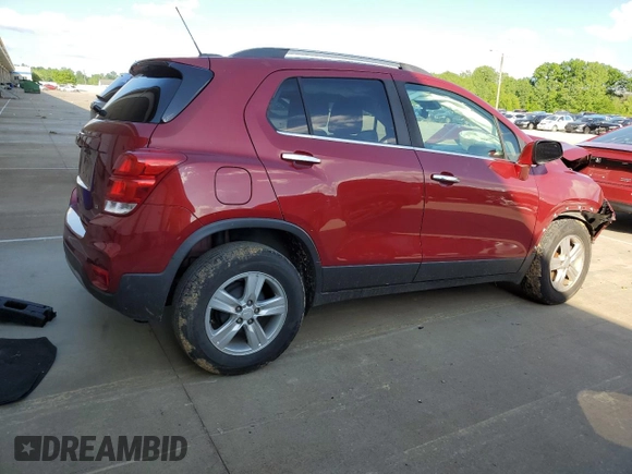 2020 Chevrolet Trax LT with VIN 3GNCJLSB2LL251045, listed as a Copart auction lot 57127135 with 85,989 mi miles and Salvage title. Bid and sale history available at DreamBid. Image 3.