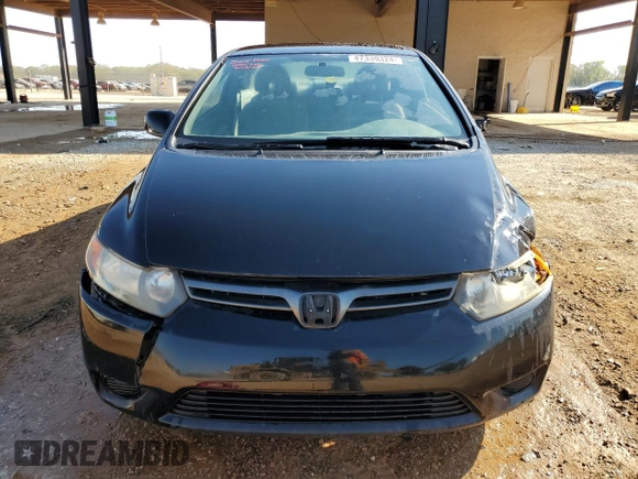 2008 Honda Civic Cpe LX with VIN 2HGFG126X8H568181, listed as a Copart auction lot 47339324 with 137,182 mi miles and Salvage Title. Bid and sale history available at carsss.com. Image 5.