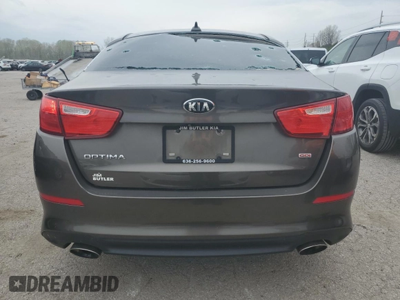 2014 Kia Optima LX with VIN 5XXGM4A79EG323314, listed as a Copart auction lot 49127304 with 94,269 mi miles and Salvage Title. Bid and sale history available at carsss.com. Image 6.