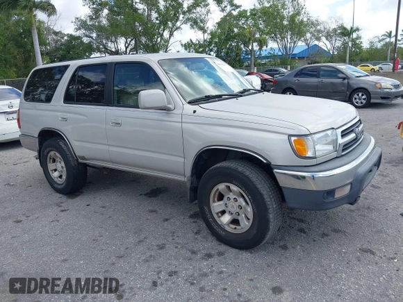 1999 Toyota 4Runner SR5 with VIN JT3GN86R9X0108555, listed as a IAAI auction lot 41963750 with 298,525 mi miles. Bid and sale history available at carsss.com. Image 1.