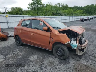 2020 Mitsubishi Mirage ES z VIN ML32A3HJ8LH010367, wystawiony jako Copart lot #58792955 z przebiegiem 20 617 mil mil oraz Szkoda całkowita • Salvage title. Historia ofert i sprzedaży dostępna na DreamBid. Obrazek 4.
