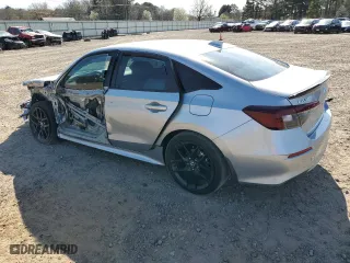 2025 Honda Civic Sedan Sport with VIN 2HGFE2F58SH535233, listed as a Copart auction lot 49340035 with 13,102 mi miles and Salvage Title. Bid and sale history available at carsss.com. Image 2.