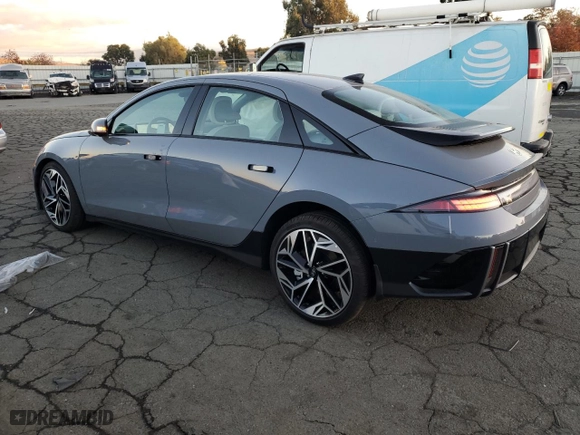 2023 Hyundai IONIQ 6 Limited with VIN KMHM54AA7PA035443, listed as a Copart auction lot 80313004 with 9268 miles and Salvage Title. Bid and sale history available at carsss.com. Image 2.