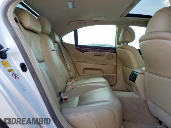 2007 Lexus LS 460 z VIN JTHBL46F175046208, wystawiony jako Copart lot #59219235 z przebiegiem 189 982 mil mil oraz Szkoda całkowita • Salvage title. Historia ofert i sprzedaży dostępna na DreamBid. Obrazek 11.