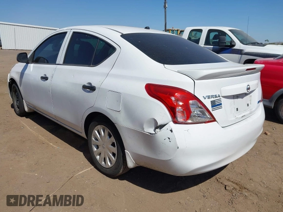 2014 Nissan Versa S Plus with VIN 3N1CN7AP7EL816008, listed as a IAAI auction lot 41991082 with Not Provided miles. Bid and sale history available at carsss.com. Image 3.